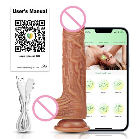 Lovesecret Premium Realistic Vibrator App Function POWER ESCORTS