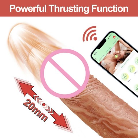 Lovesecret Premium Realistic Vibrator App Function POWER ESCORTS