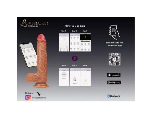 Lovesecret Premium Realistic Vibrator App Function POWER ESCORTS