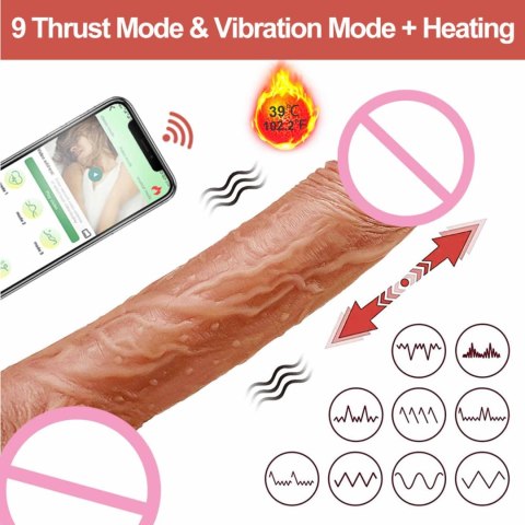 Lovesecret Premium Realistic Vibrator App Function POWER ESCORTS
