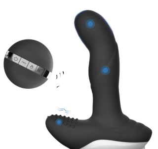 Luxury Play Prostate Stimulator - Silicone Usb Massager - 7 Function - Pulsator - Heating - Black POWER ESCORTS