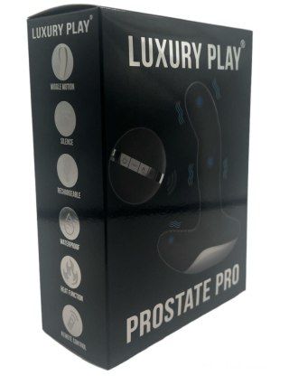 Luxury Play Prostate Stimulator - Silicone Usb Massager - 7 Function - Pulsator - Heating - Black POWER ESCORTS