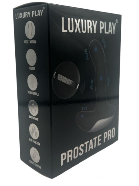 Luxury Play Prostate Stimulator - Silicone Usb Massager - 7 Function - Pulsator - Heating - Black POWER ESCORTS