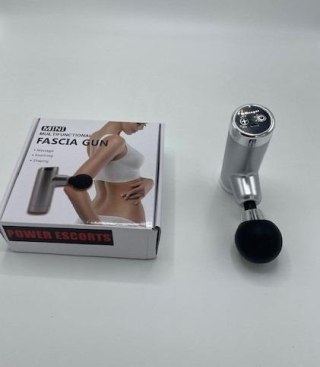 Massage gun mini silver POWER ESCORTS