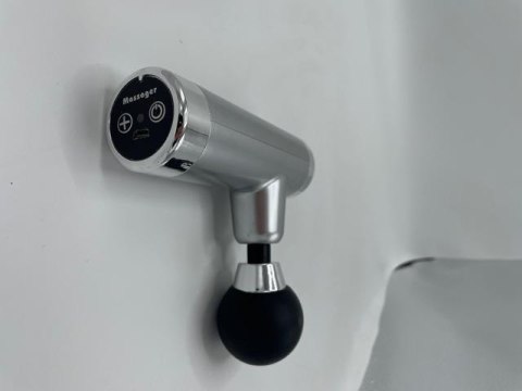 Massage gun mini silver POWER ESCORTS