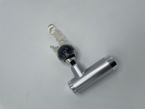 Massage gun mini silver POWER ESCORTS