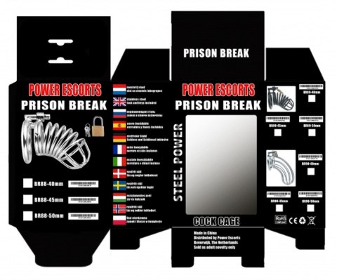 Prison BReak metal small 40 with lock POWER ESCORTS