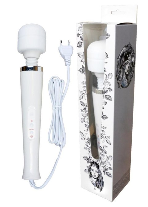 Stymulator-Magic Massager Wand Cable 110-240V White 10 Function Boys of Toys Sp. z o.o.