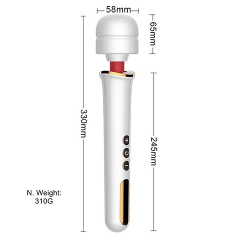Stymulator-Massager Super Powerful USB Black 10 Function Boys of Toys Sp. z o.o.