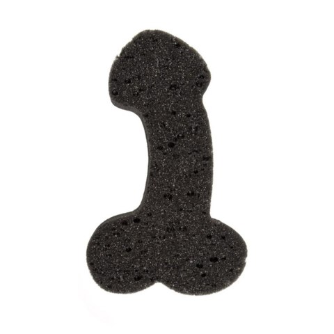 Zabawka - Bath Sponge Penis - 19cm black POWER ESCORTS
