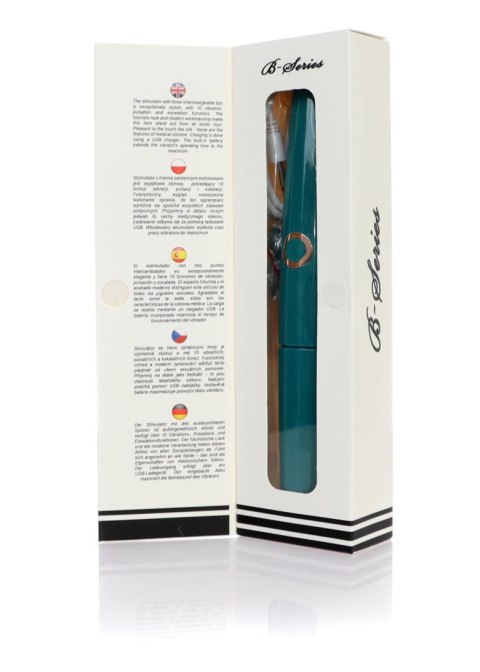 Stymulator - Massager with 3 heads USB 10 Functions Boys of Toys Sp. z o.o.