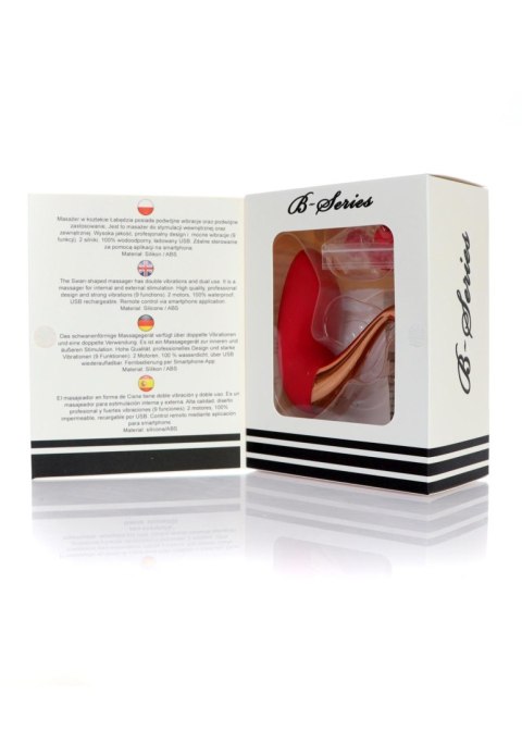 Stymulator - Swan massager, interchangeable heads - USB 9 Functions / APP Mobile Boys of Toys Sp. z o.o.
