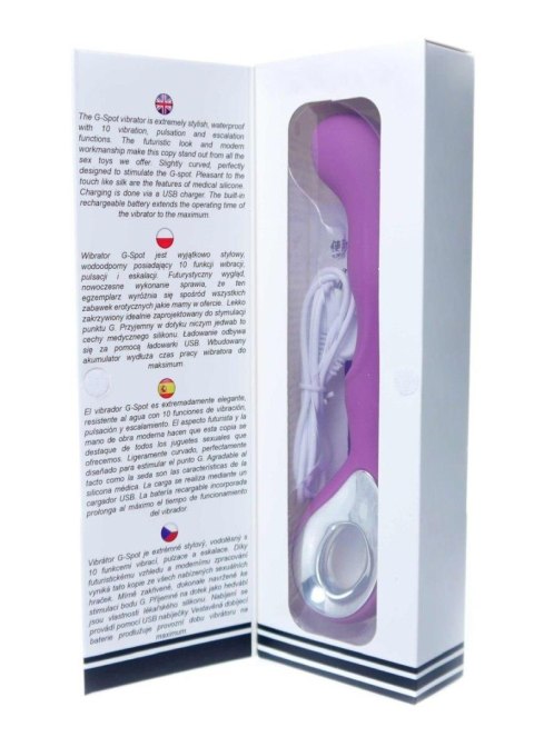 Vibrator G-spot 10 functions USB Purple Boys of Toys Sp. z o.o.