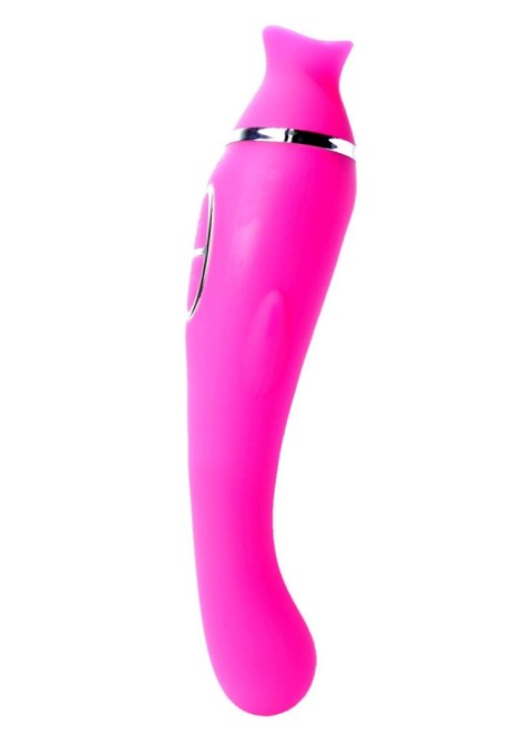 Vibrator-HELEN Pink - 12 vibration functions / 8 stimulation functions USB Boys of Toys Sp. z o.o.