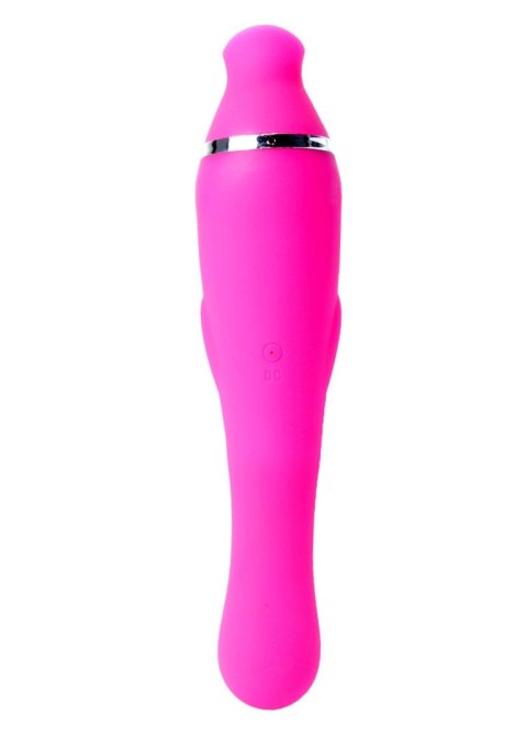 Vibrator-HELEN Pink - 12 vibration functions / 8 stimulation functions USB Boys of Toys Sp. z o.o.