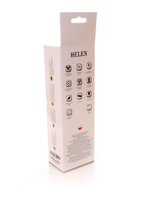 Vibrator-HELEN Pink - 12 vibration functions / 8 stimulation functions USB Boys of Toys Sp. z o.o.