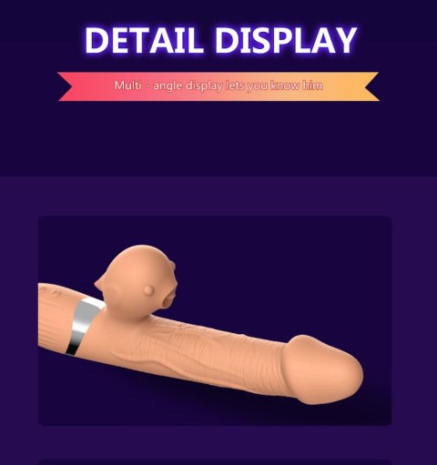 Wibrator-Basia Thtusting Vibrator 2 in 1 Tongue Vibrators USB Boys of Toys Sp. z o.o.