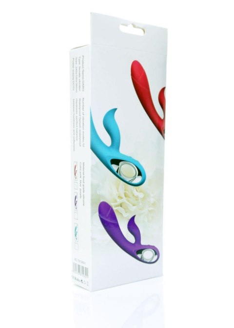 Wibrator-Daro,12 funkcji, USB Fioletowy Boys of Toys Sp. z o.o.