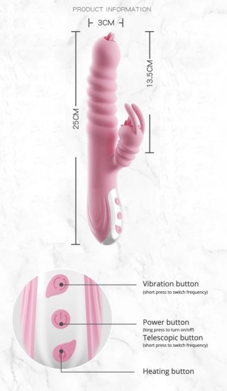 Wibrator-Hannah USB -Pink Boys of Toys Sp. z o.o.