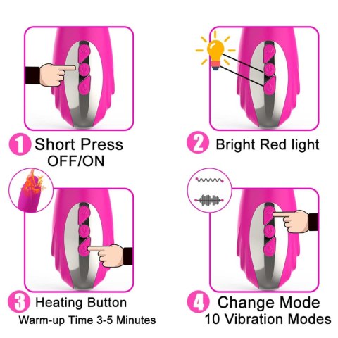 Wibrator-Joker Heating Double Vibrating Massage Stick Boys of Toys Sp. z o.o.