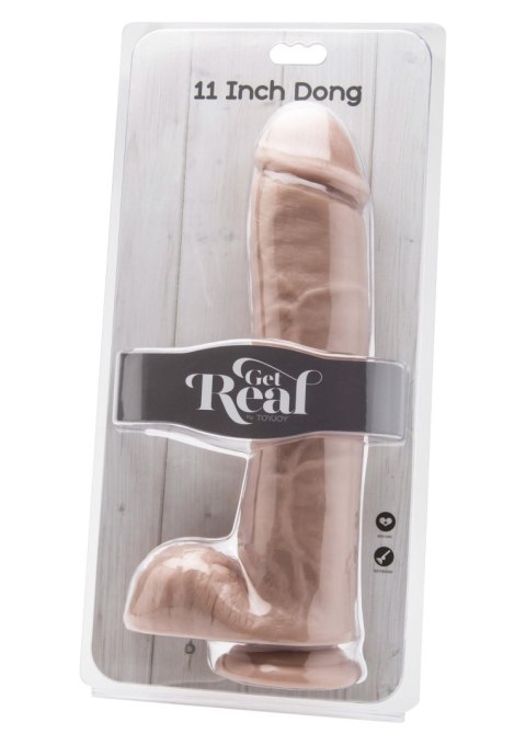 Dildo 11 inch with Balls Light skin tone SCALA