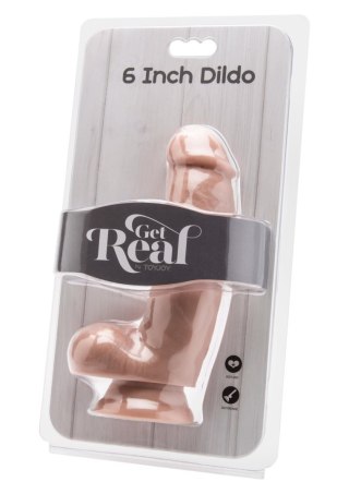 Dildo 6 inch with Balls Light skin tone SCALA