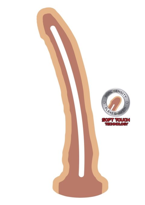 Dual Density Dong 9 inch Light skin tone SCALA
