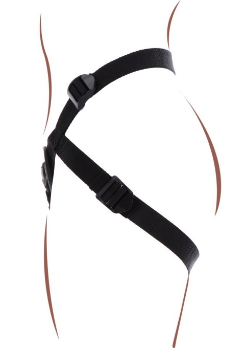 Strap-On Pleasure Harness Black SCALA