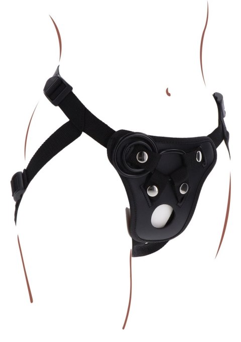 Strap-On Pleasure Harness Black SCALA