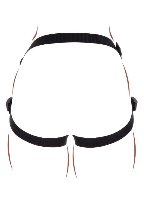 Strap-On Pleasure Harness Black SCALA
