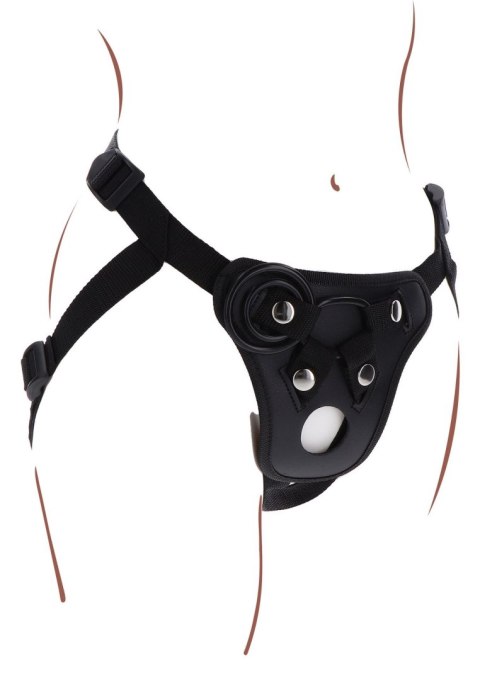 Strap-On Pleasure Harness Black SCALA