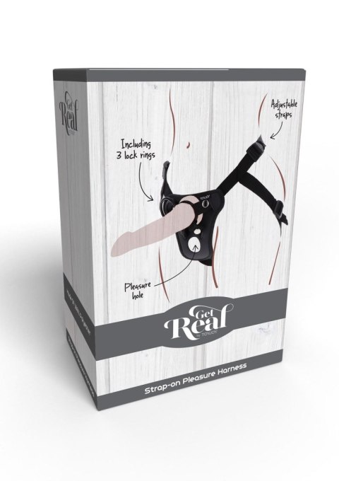 Strap-On Pleasure Harness Black SCALA