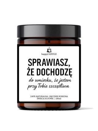 Świeca sojowa SPRAWIASZ ŻE DOCHODZĘ Grammi
