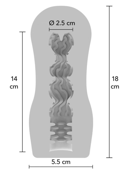 Clear Wave Vacuum Stroker SCALA