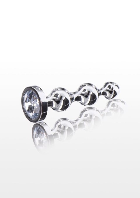 Diamond Star Beads Large Silver SCALA