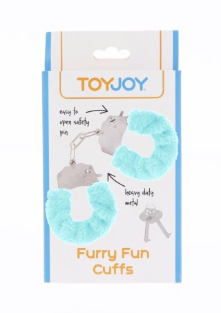 Furry Fun Cuffs Aqua SCALA