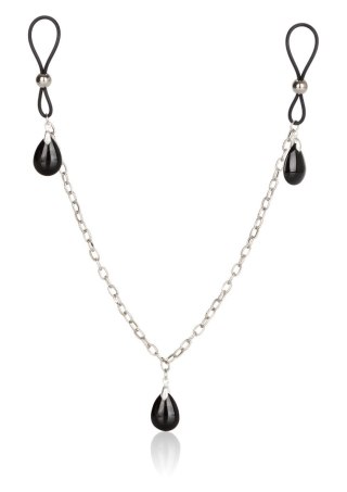 Nonpierce Nipple Chain Jewelry Black SCALA
