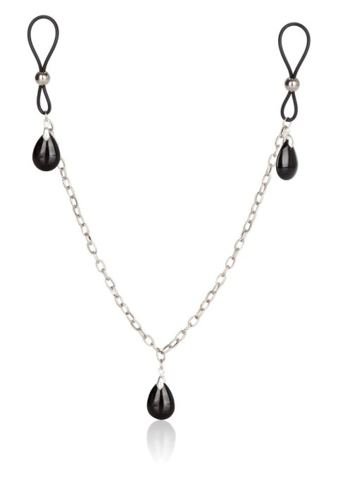 Nonpierce Nipple Chain Jewelry Black SCALA
