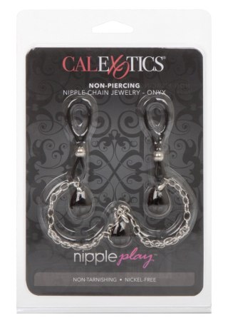 Nonpierce Nipple Chain Jewelry Black SCALA