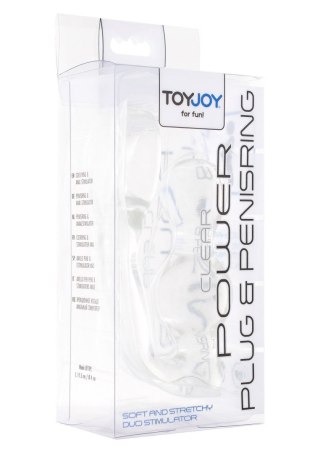 Power Plug & Penisring Transparent SCALA