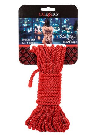 Scandal BDSM Rope 10M Red SCALA