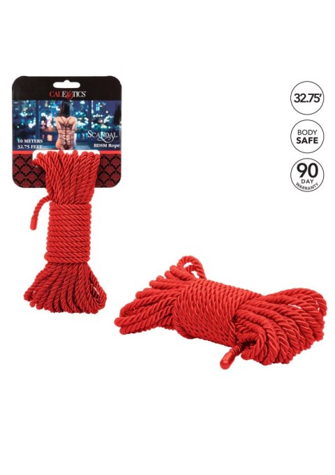 Scandal BDSM Rope 10M Red SCALA