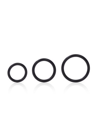 Silicone Support Rings Black SCALA