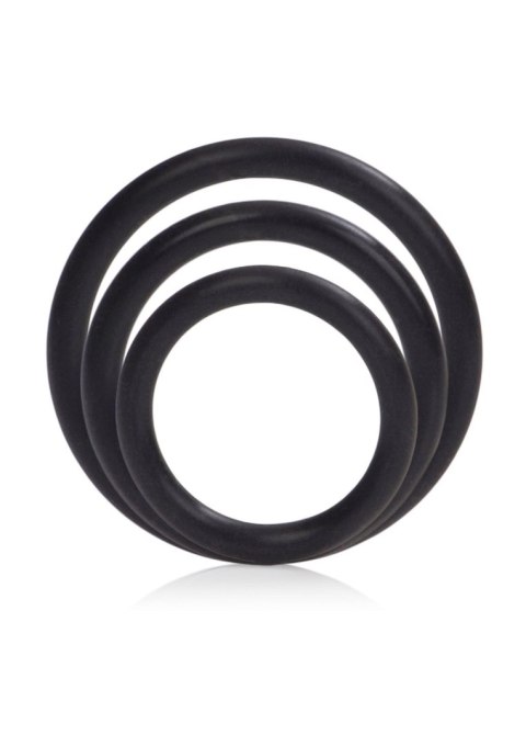 Silicone Support Rings Black SCALA