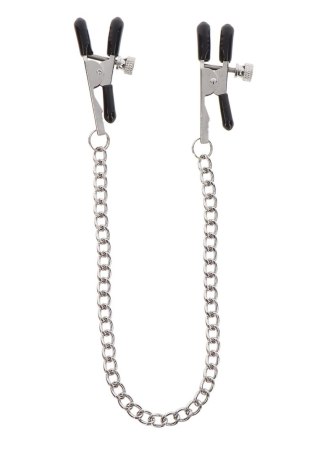 Adjustable Clamps with Chain Silver SCALA
