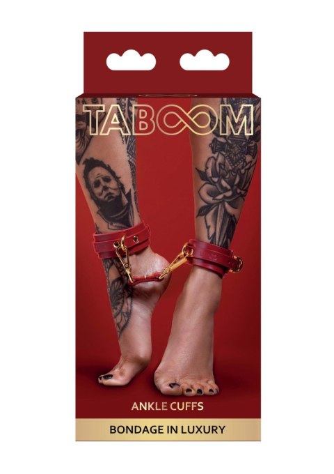 Ankle Cuffs Red SCALA