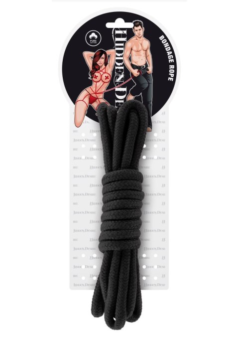 Bondage Rope 3M Black SCALA