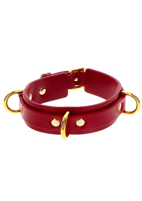 D-Ring Collar Deluxe Red SCALA