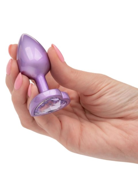 Diamond Heart Plug Small Purple SCALA