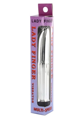 Ladyfinger Mini Vibrator Silver SCALA